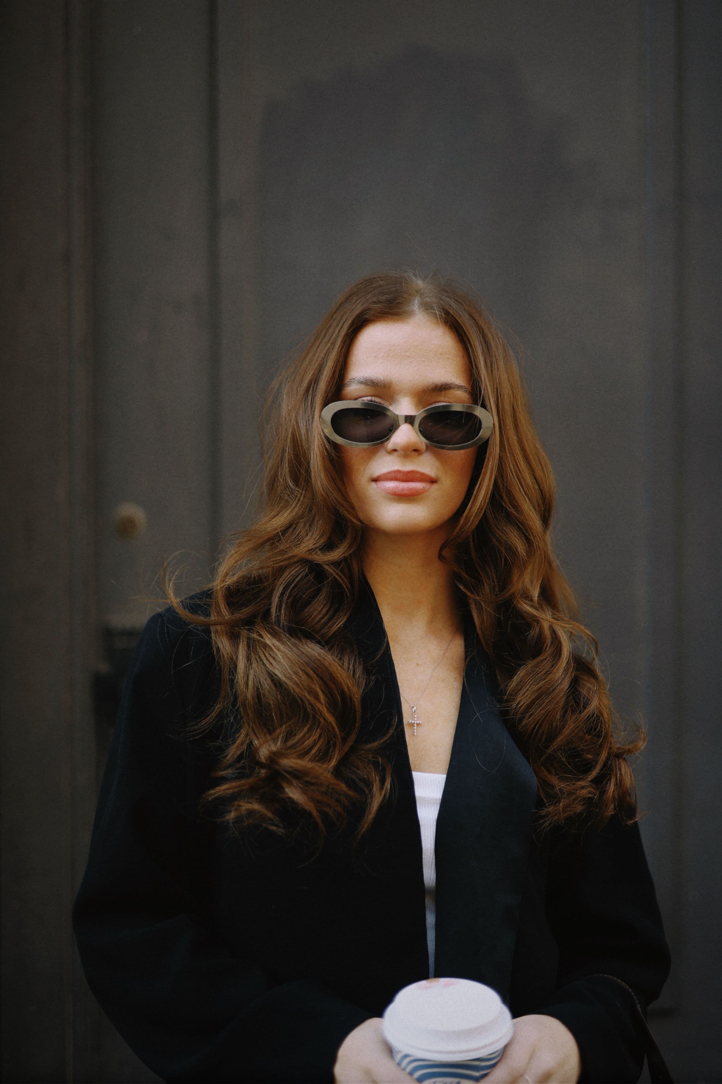 A soft, bouncy 90s-style blowout with movement through the lengths
